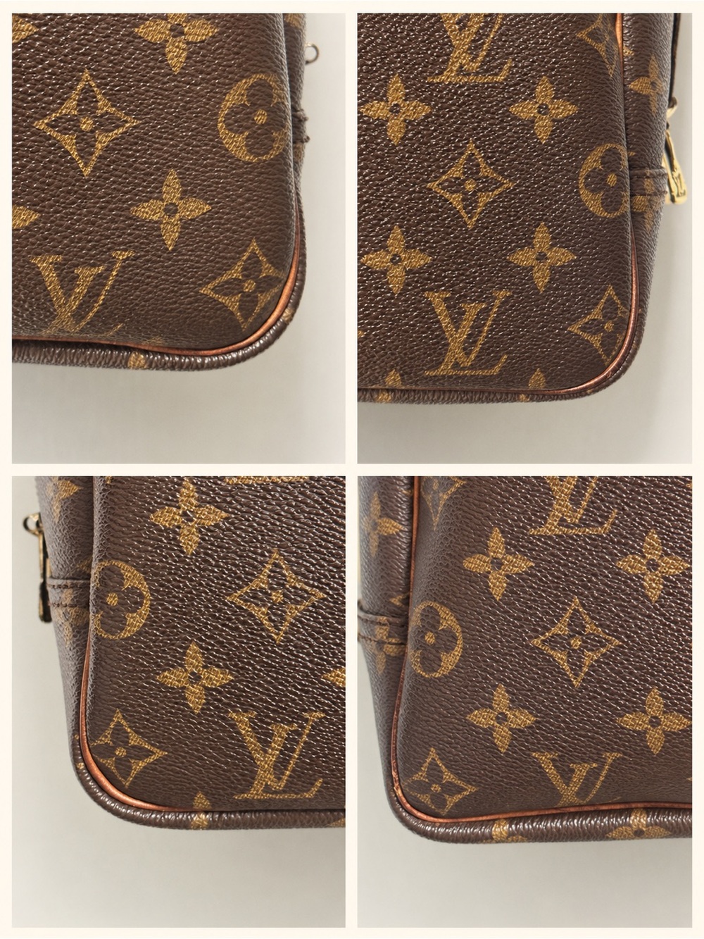 Louis Vuitton Deauville M47270 Monogram Vanity Satchel Bag - Picture 12 of 15
